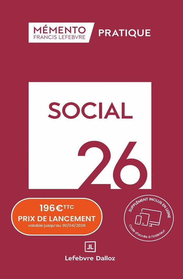 M�mento pratique : Social (�dition 2026)
196 Peltre (57)
