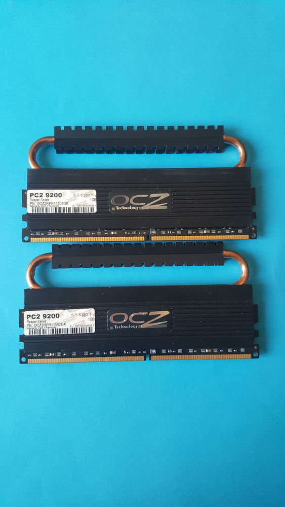 M�moire OCZ REAPER 2 x 1GO PC2-9200 1150MHz OCZ2RPR11502GK 50 Fontenay-le-Fleury (78)