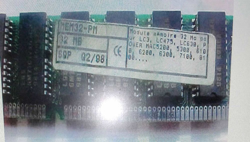 m�moire simm72 32mo. pour macLcIii 475 630 39 Lampertheim (67)