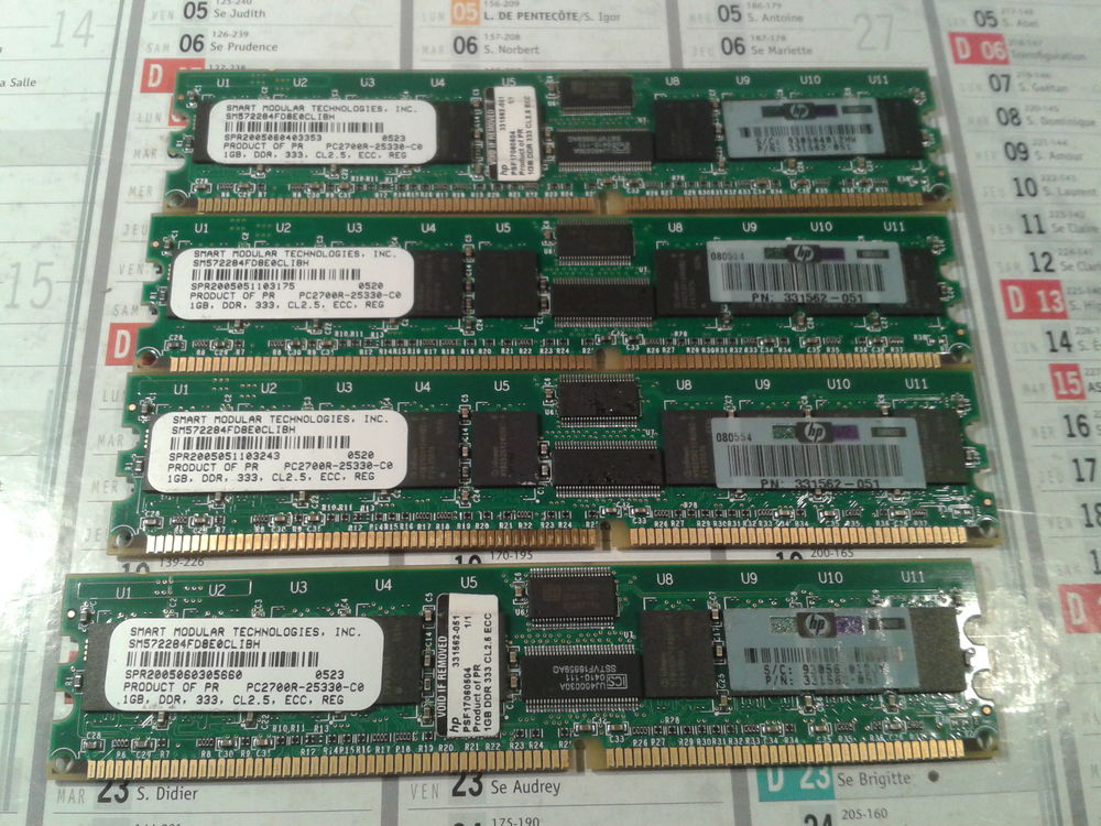 4 m�moire smart modular pc2700 1gb ecc 20 Mouthiers-sur-Bo�me (16)