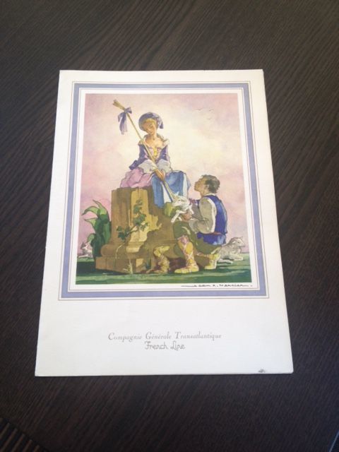 Menu paquebot France 22/12/71
10 Nice (06)