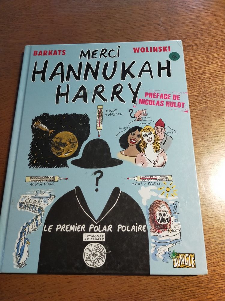 BD Merci Hannukah Harry de Barkats & Wolinski
3 Mirecourt (88)