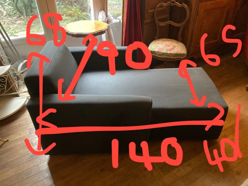 M�ridienne bleu marine 80 Loudun (86)