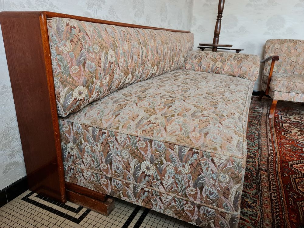M�ridienne, couchage d'appoint en tapisserie vintage 35 Reims (51)