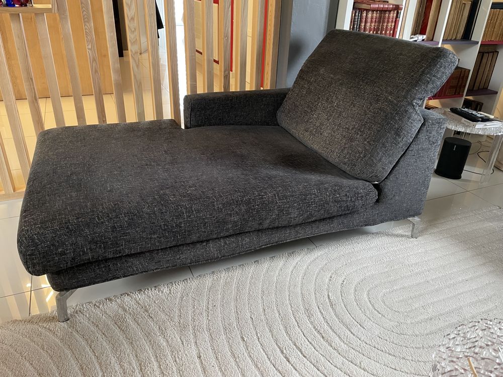 M�ridienne tissu gris chin� 90 Pernes-les-Fontaines (84)