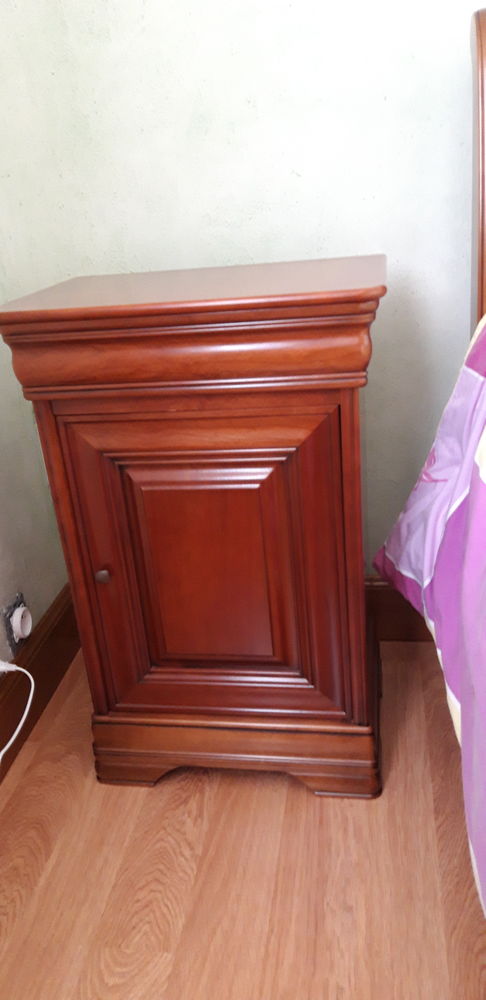 Lit merisier Louis Philippe et ses 2 chevets 350 La Chapelle-Saint-Ursin (18)