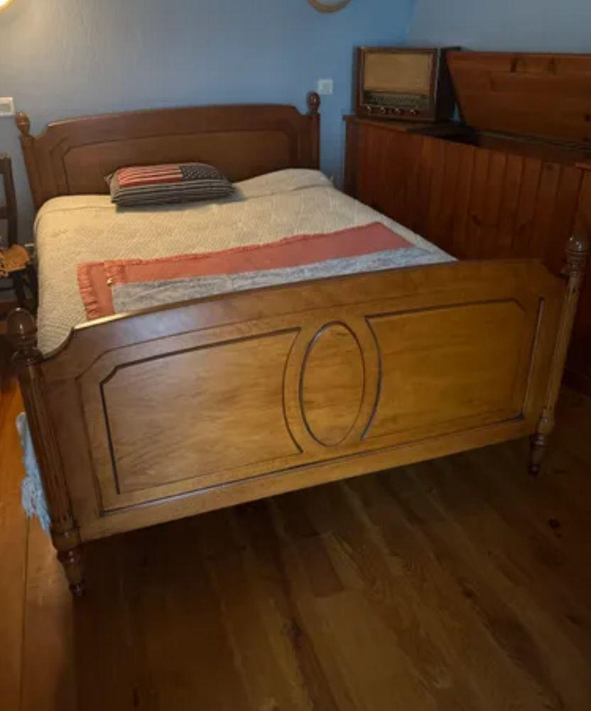 Lit en merisier 150 Pujo (65)