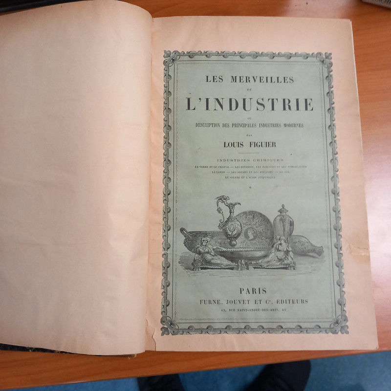 Les merveilles de l industrie L.figuier 1877 45 Clichy (92)