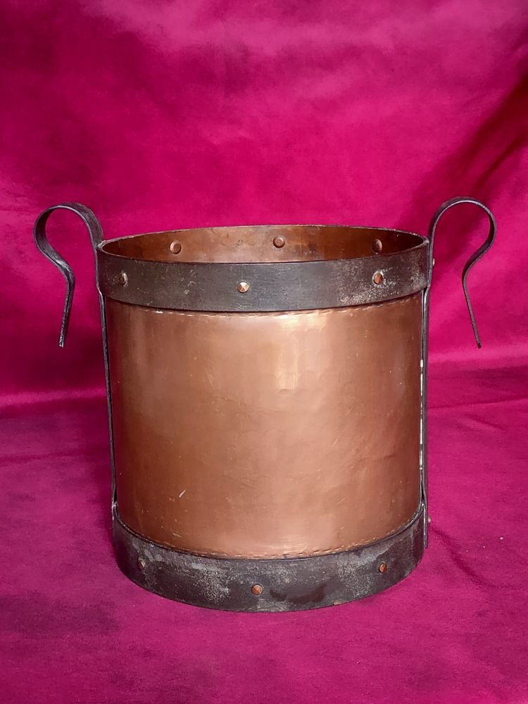 Mesure � grains en cuivre 5 litres 30 Avermes (03)