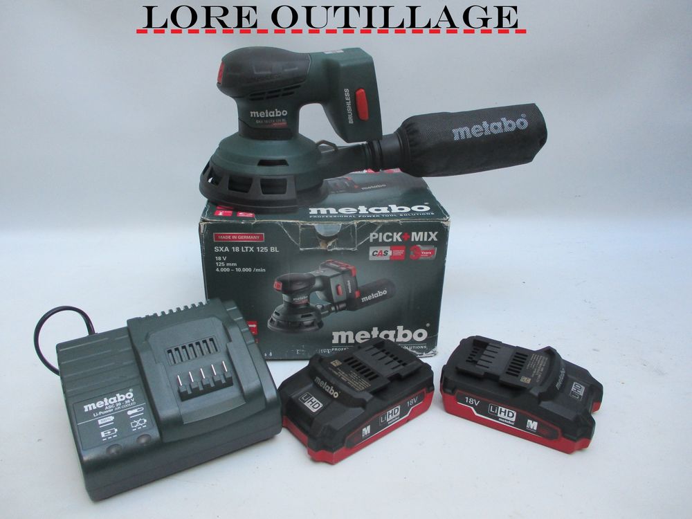 METABO SXA 18 LTX 125 BL - ponceuse 320 Cagnes-sur-Mer (06)