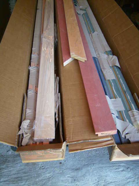 
Lot de 41 m�tres de baguettes bois fa�on cr�pi pour cadres 170 Wolxheim (67)