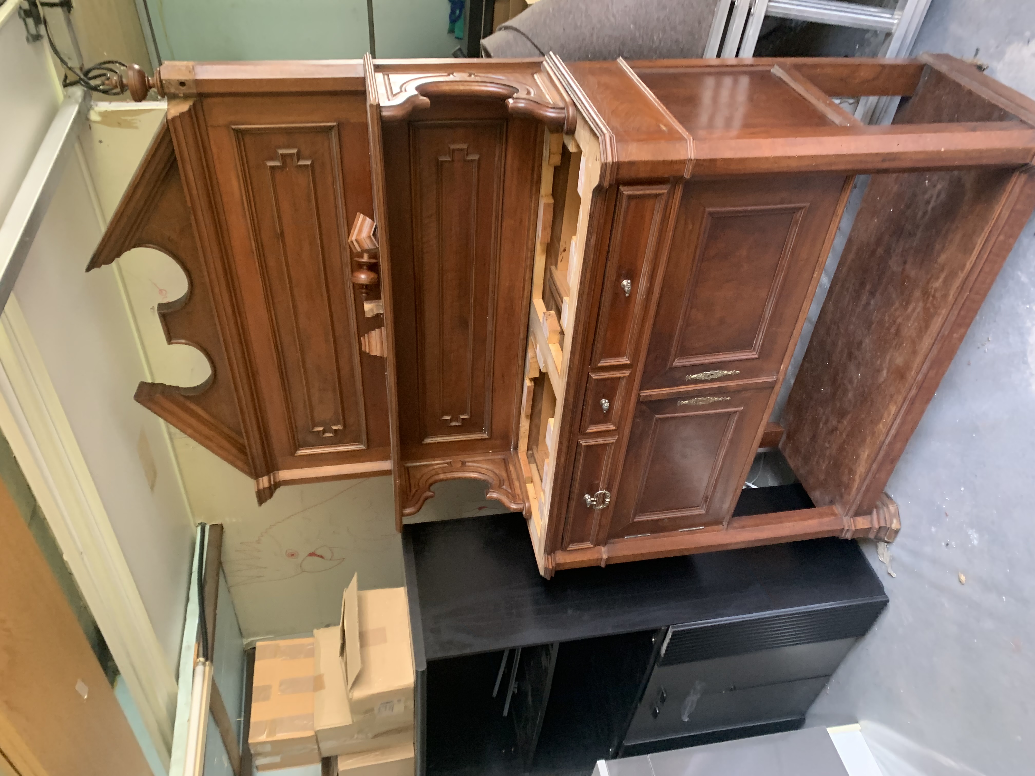 Meuble ancien avec marbre manquant 0 Valence (26)