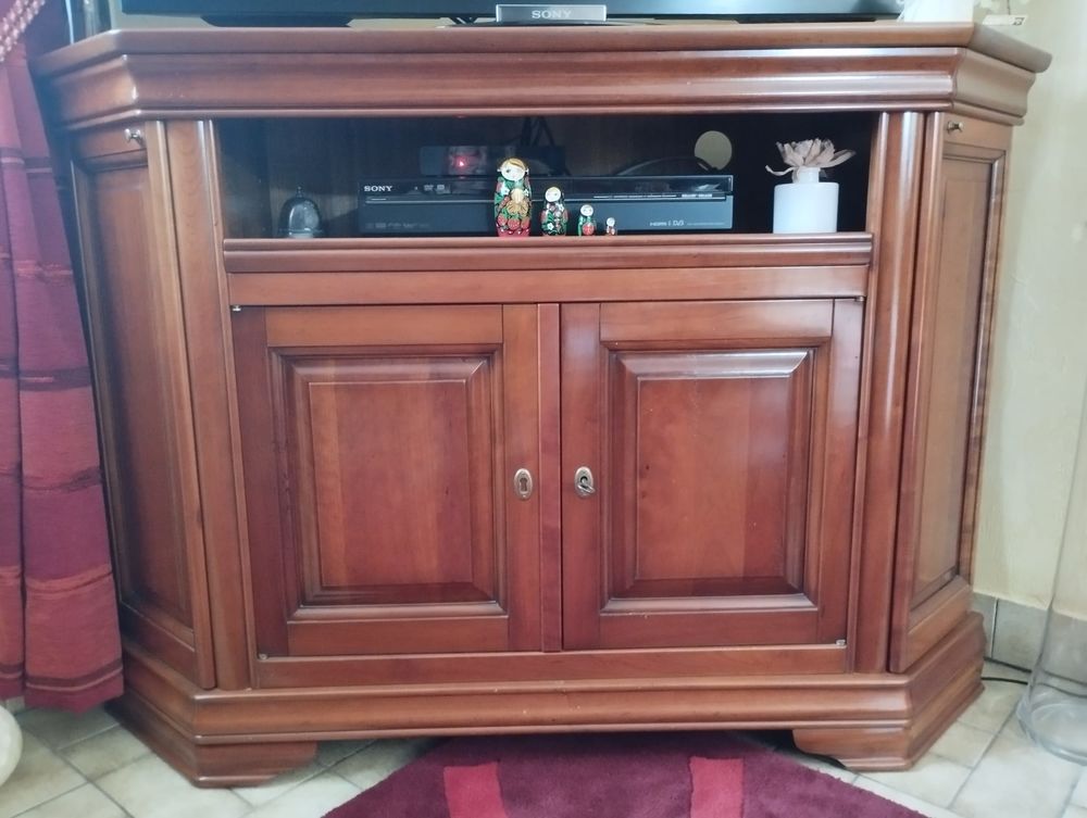 Meuble d'angle TV merisier 30 Perpignan (66)