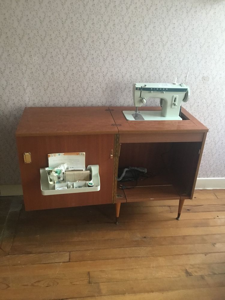 Meuble avec machine � coudre escamotable 40 Reims (51)