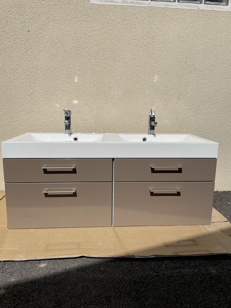 Meuble s de bain suspendu 2 vasques 180 Tarbes (65)