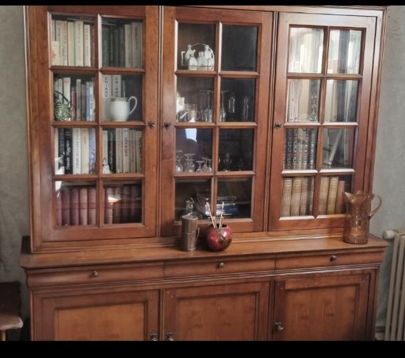 Meuble bibliotheque grange style Louis Philippe 350 Cancale (35)