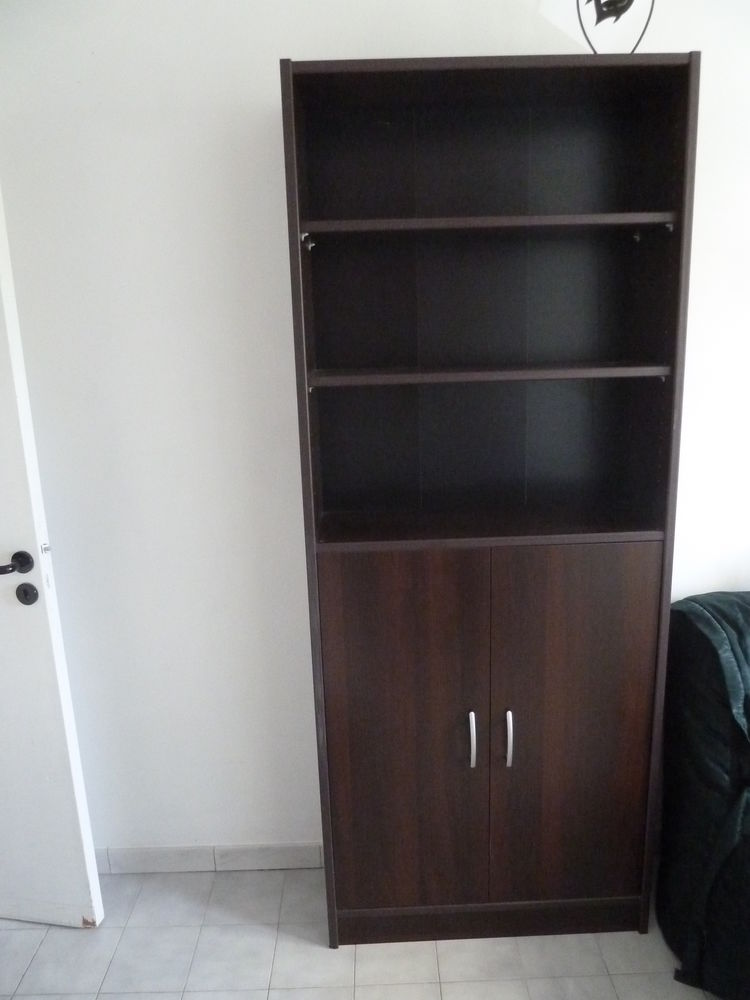 Meuble Biblioth�que Marron Fonc� B.E. 40 Ch�teauneuf-de-Gadagne (84)