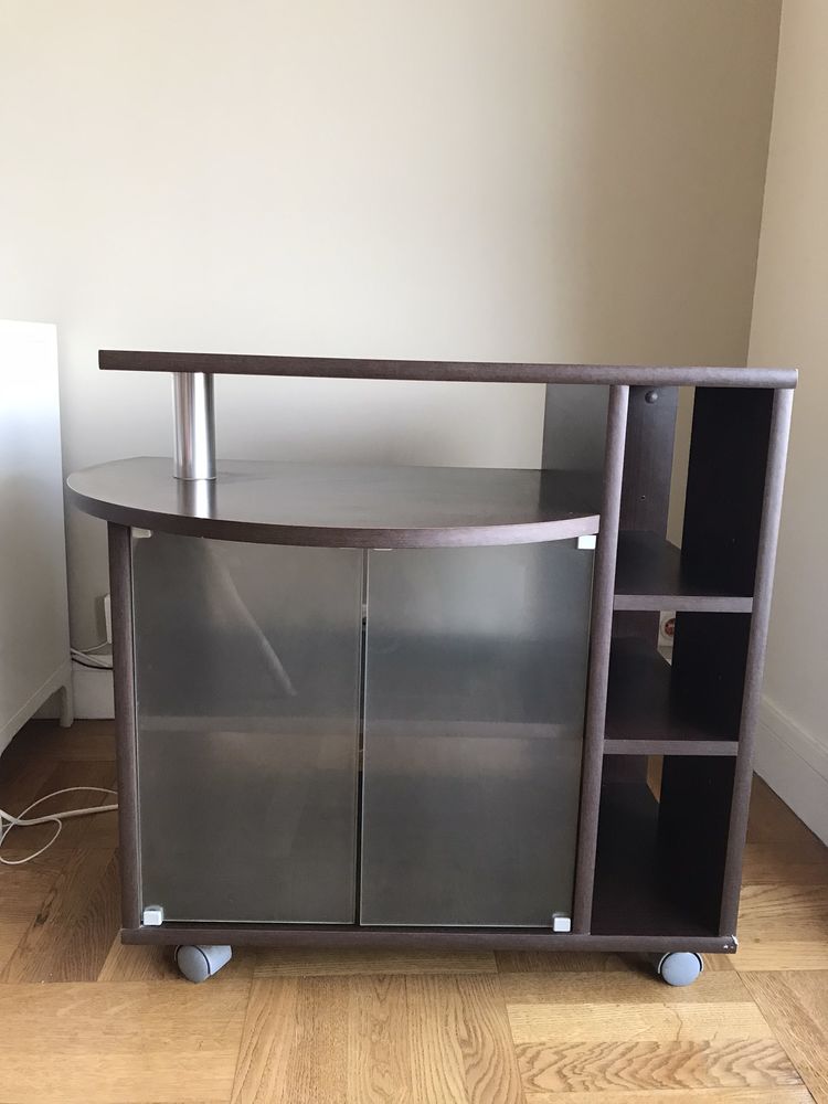 Meuble TV bois fonc� couleur weng� 30 La Garenne-Colombes (92)