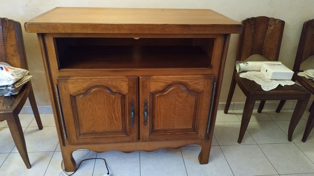 meuble TV en bois massif 110 Lamothe-Capdeville (82)