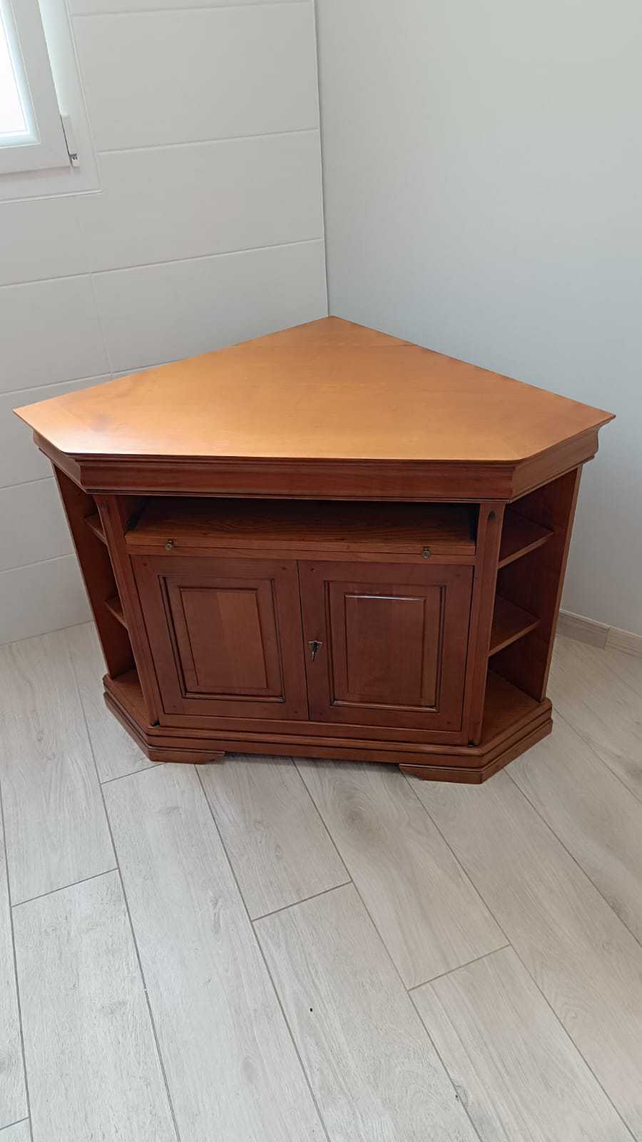 Meuble bois merisier angle r�tractable 40 Les Couets (44)