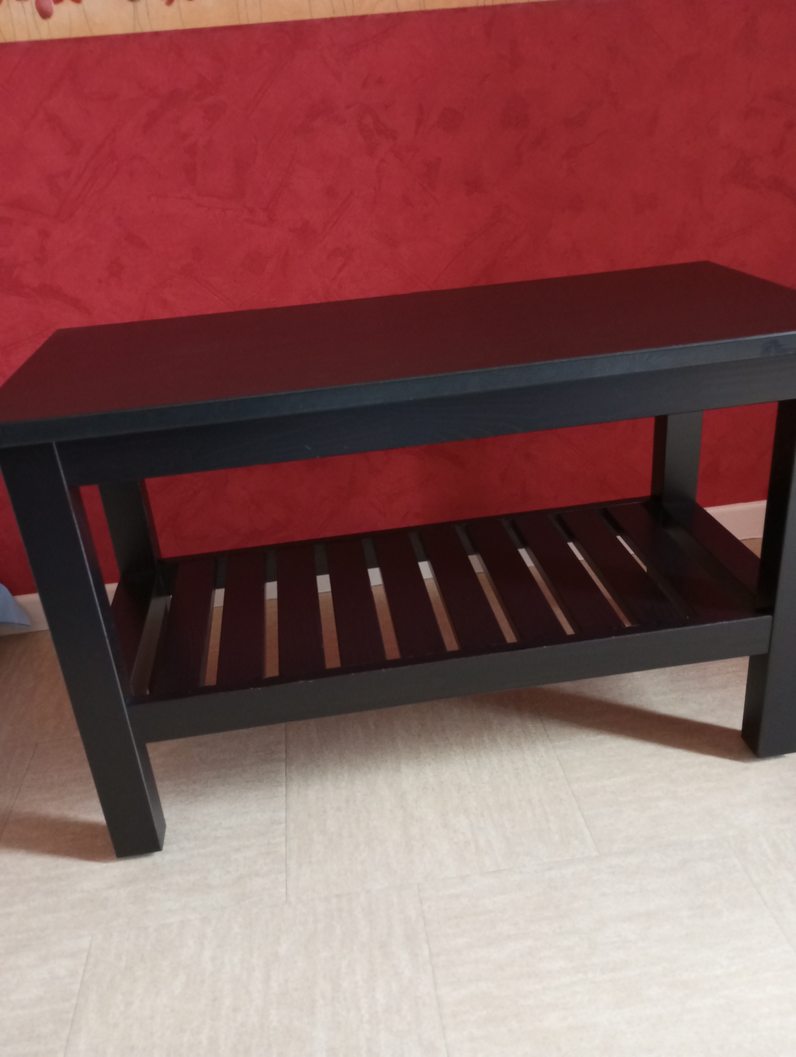 Meuble bas bois noir pour salon ou grande entr�e 20 Lisses (91)