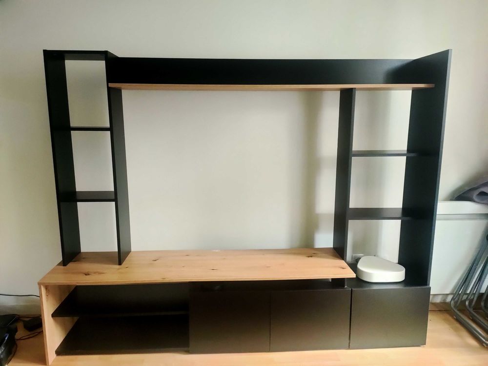 Meuble TV bois / noir 130 Yerres (91)