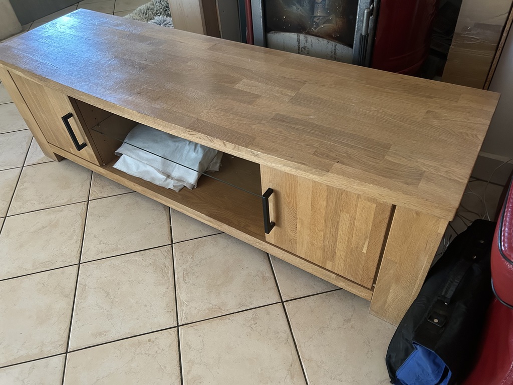 Meuble TV bas en bois 180 Amancy (74)
