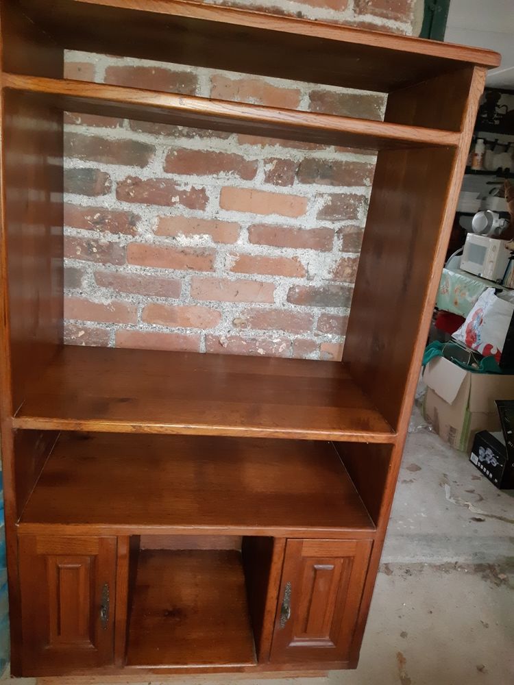 meuble de TV cha�ne massif fait artisanale 100 D�sertines (03)