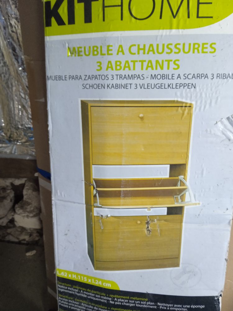 Meuble � chaussure en bois neuf 85 Broyes (51)