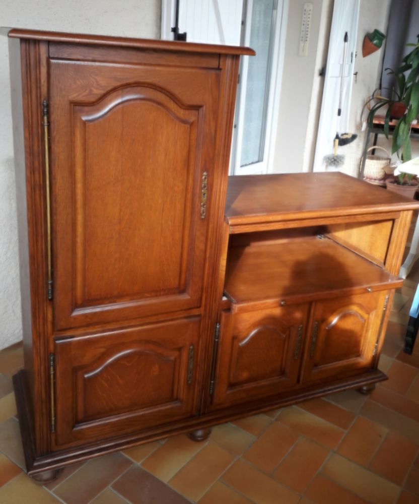 Meuble TV ch�ne dor� 50 Soula (09)