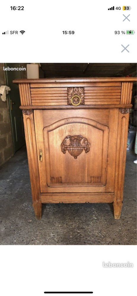 Meuble en ch�ne massif 110 Amiens (80)