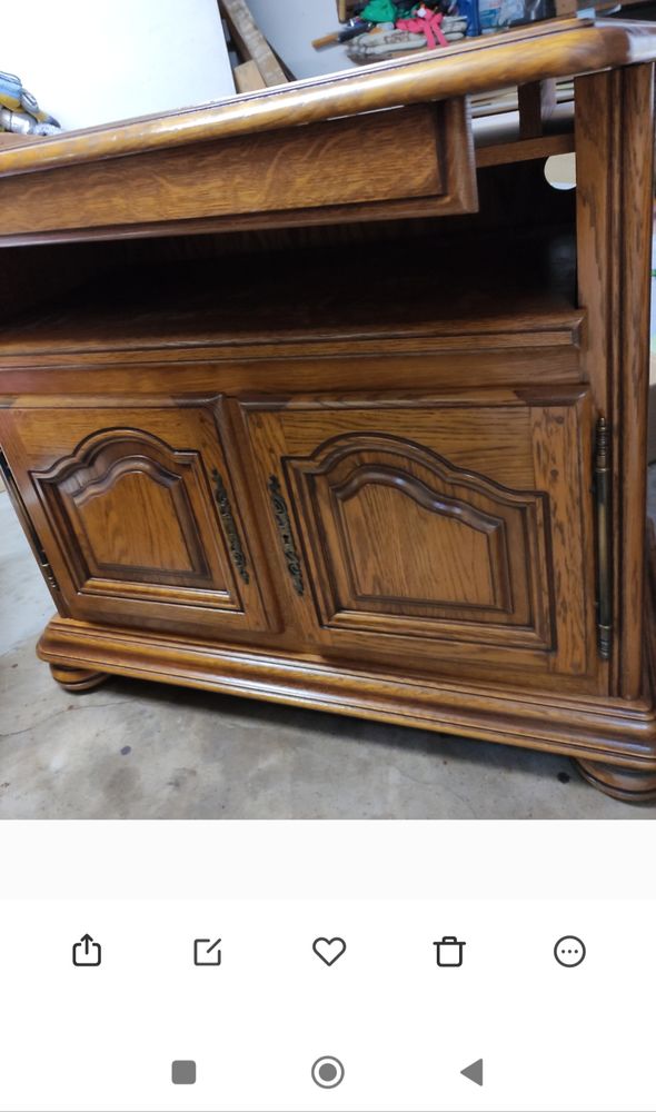 Meuble TV ch�ne massif 49 X 110 X 80 49 Sarreguemines (57)