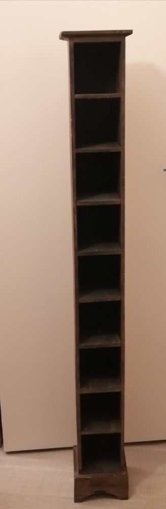 MEUBLE COLONNE RANGEMENT CD BOIS EXOTIQUE SCULPTE 35 Maurepas (78)