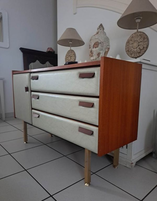 Meuble commode enfilade Roger Landault ann�es 50 850 Le Plessis-Tr�vise (94)