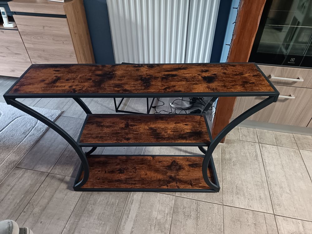 Meuble console   en bois et fer 25 Fouilloy (80)