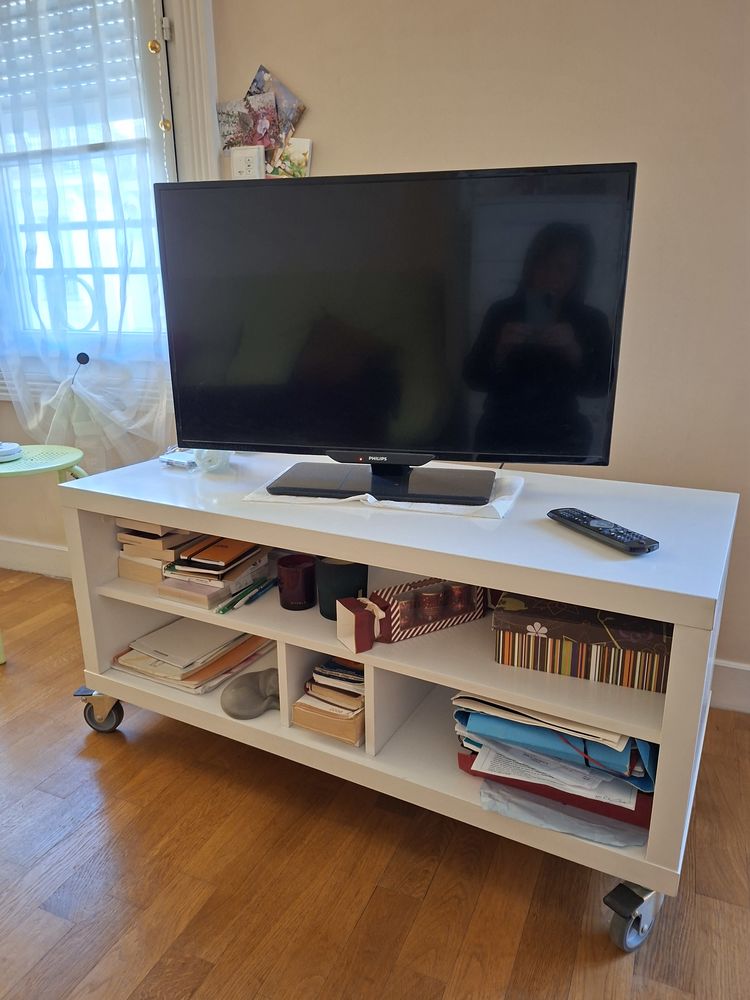 Meuble TV contemporain blanc 60 Paris 8 (75)