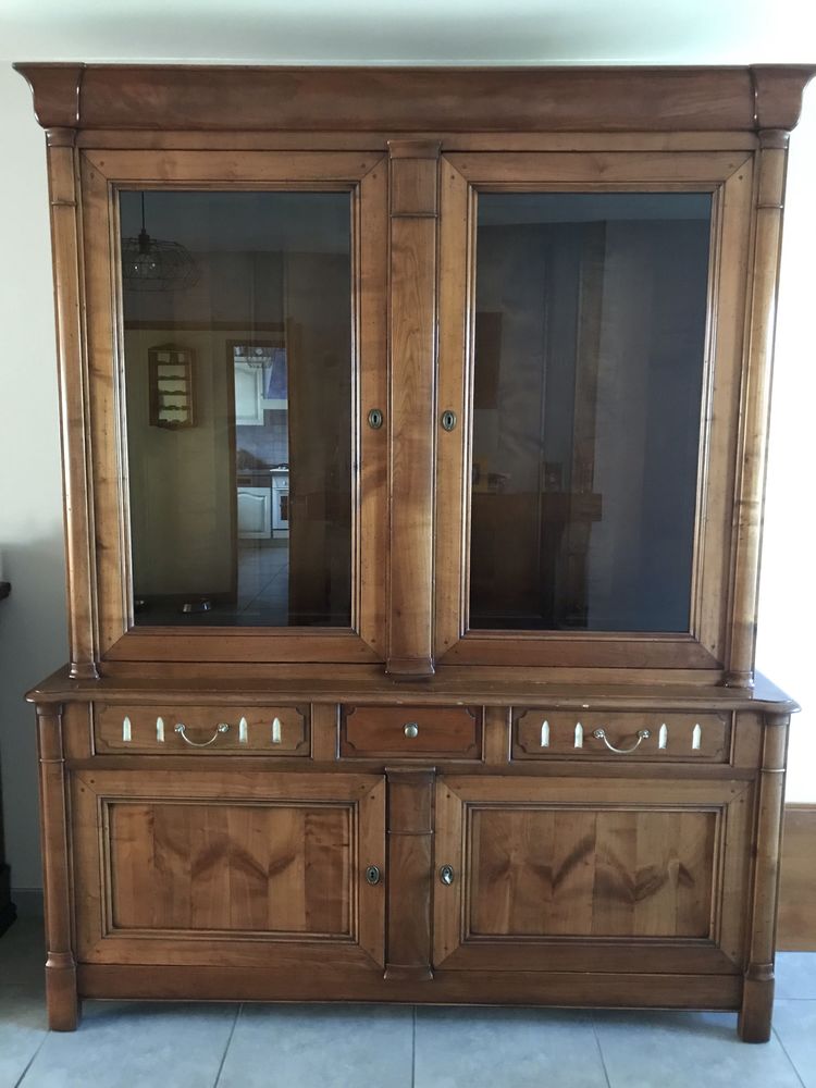 meuble 2 corps en merisier massif 2500 Confolens (16)