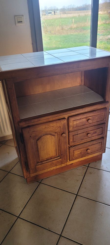 Meuble de cuisine  bois 450 Villegaudin (71)