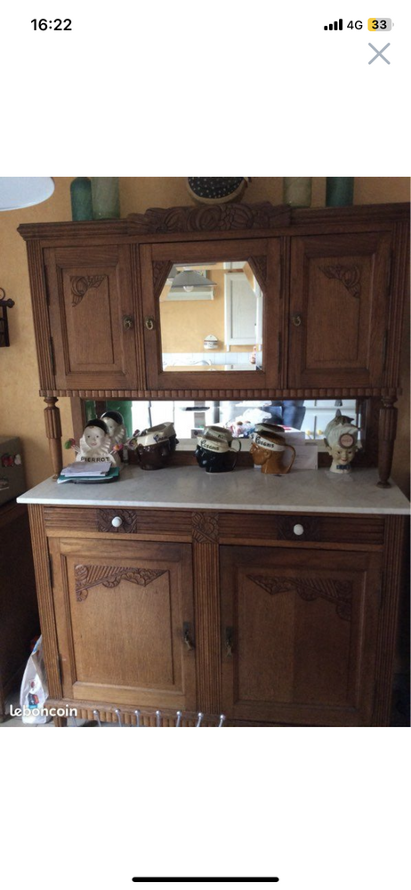 Meuble deux corps en ch�ne massif 300 Amiens (80)
