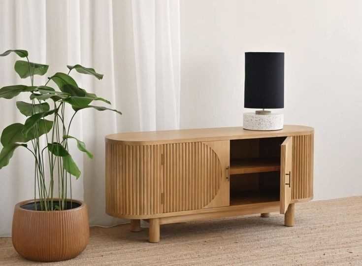 Meuble de divertissement en teck massif - Naturel 350 Paris 1 (75)