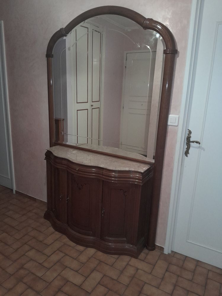 Meuble d'entr�e type bahu en bois macif avec miroir 280 Cr�teil (94)