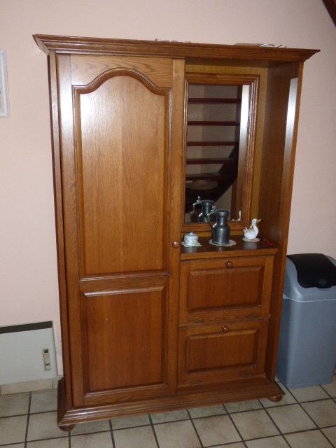 Meuble d'entr�e vestiaire en ch�ne 220 Richebourg (62)