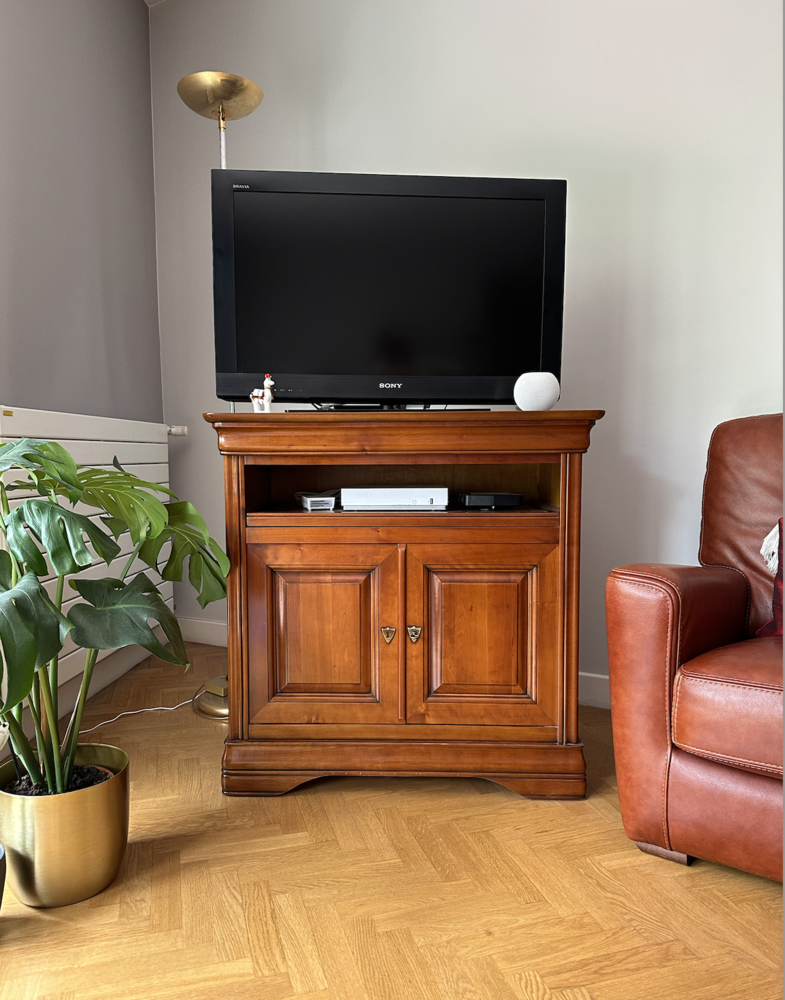 Meuble TV Ernest M�nard en bois massif (merisier) 150 Paris 14 (75)