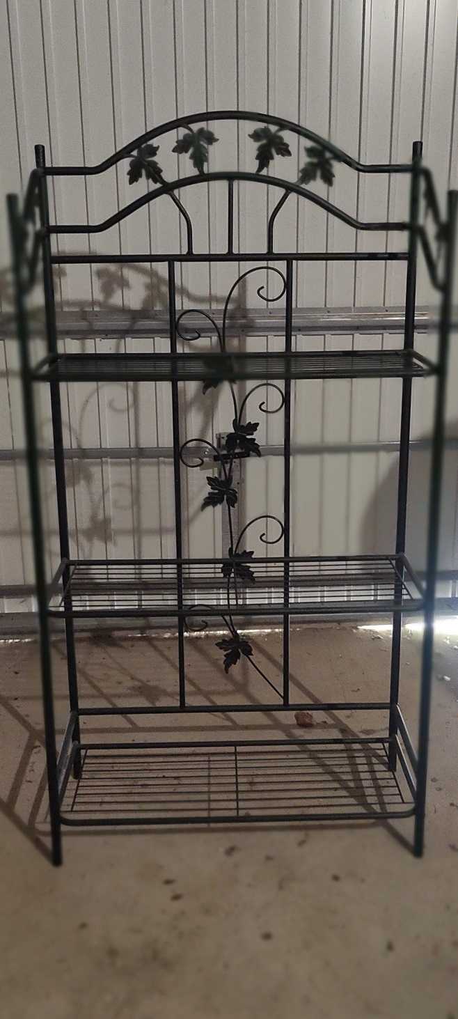 MEUBLE 3 �tag�res m�talliques gris anthracite 30� bon �tat 30 Meyreuil (13)