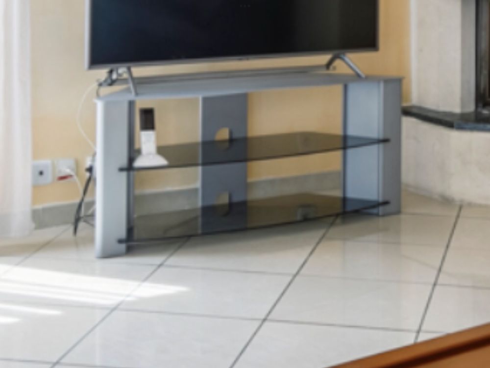 Meuble TV en fer gris moderne 60 Beauvais (60)