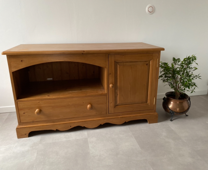 Meuble TV HIFI anglais en pin cir� 220 Colombes (92)