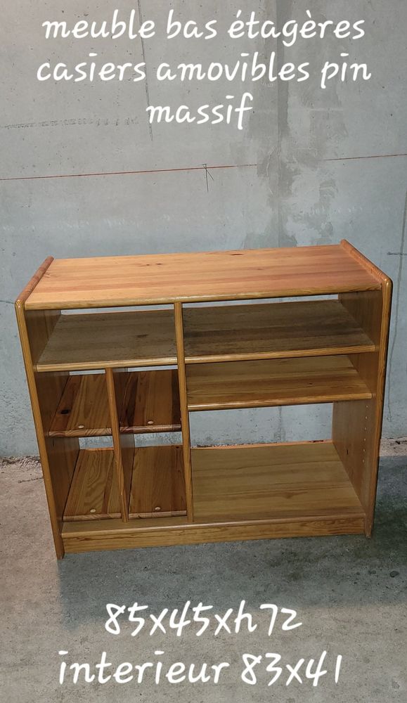 Meuble hifi en pin massif Tr�s bon �tat L85XP45XH72 25 Aubagne (13)