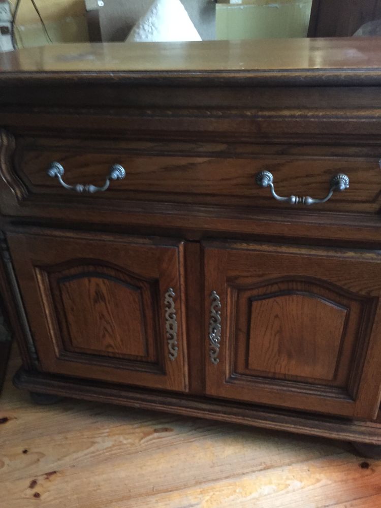 meuble TV-HIFI  + Table basse en ch�ne massif 35 Vitrolles (13)