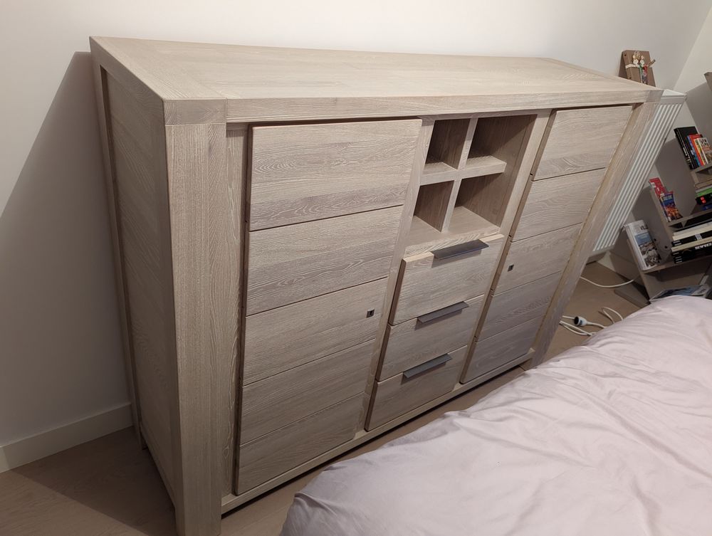 meuble Highboard en bois massif mod�le Molise 650 Chartres (28)