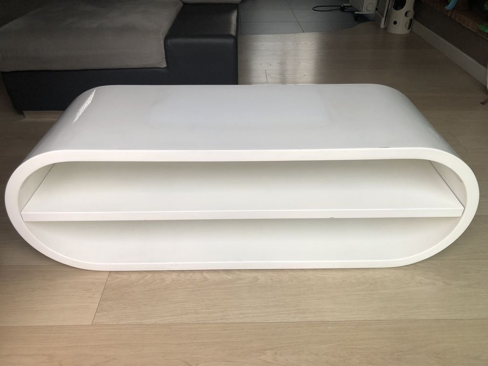 Meuble laqu� blanc ovale 85 Toulouse (31)